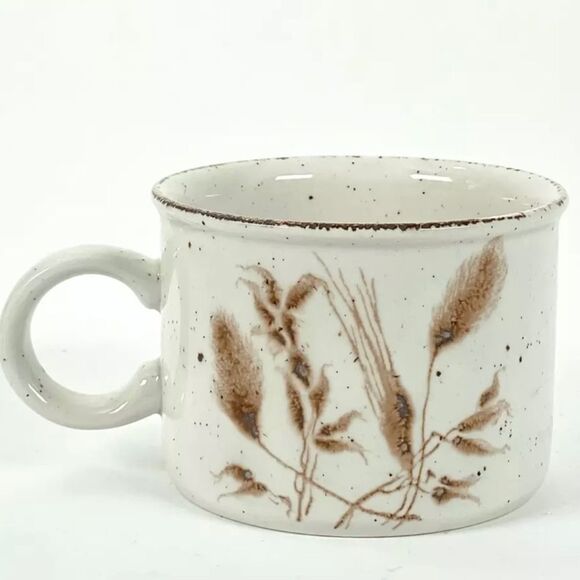 Set of 4 Stonehenge Midwinter Wild Oats Mugs Cups ENGLAND WEDGWOOD Vintage Boho - Picture 3 of 7